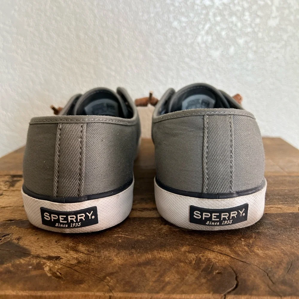 Sperry Grey Top Sider Shoes Sneakers. Size 9.5 - Picture 5 of 9